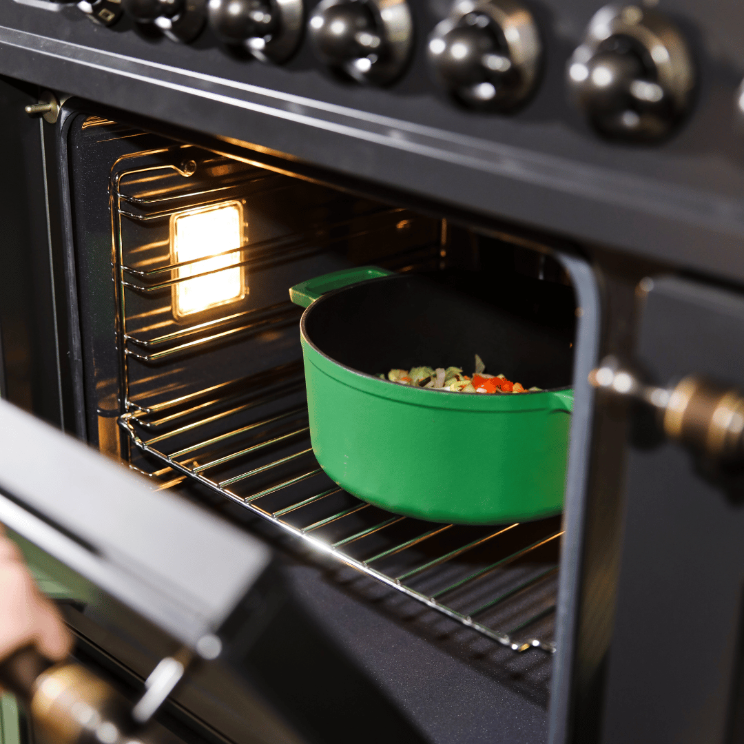 2207 - Go green Cast iron dutch oven 24cm (1)